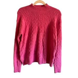 J.Crew Womens Valentine Pink Extra‑Soft Cozy Pullover Sweater NWOT – Size Medium